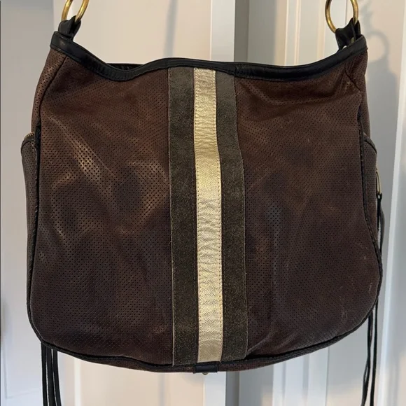 Maya Moon Designs Luxury Custom Leather Bag with Gold Accents - Picture 17 of 17